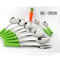 1.8mm Kitchen Utensils/ kitchen accessories/cooking tools with green handle